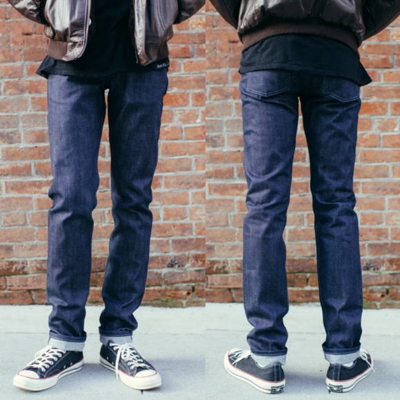 Naked & Famous Denim Other - 🇨🇦 NAKED & FAMOUS Weird Guy Button Fly 100% Cotton Raw Jeans Size 32